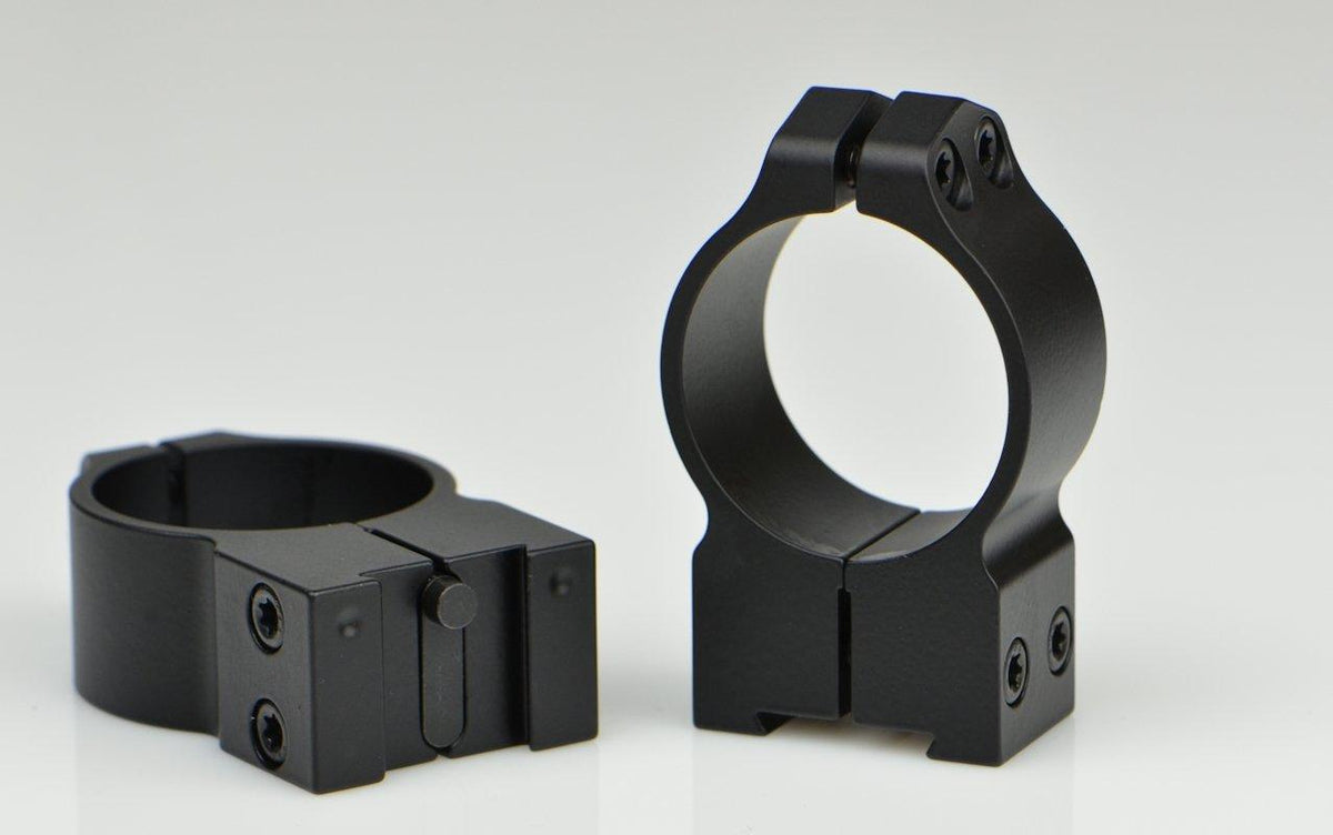 Warne 2-Piece Maxima Fixed Tikka Scope Ringmounts 30mm High Matte