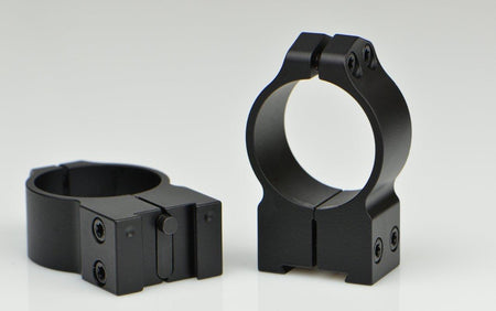 Warne 2-Piece Maxima Fixed Tikka Scope Ringmounts 30mm High Matte