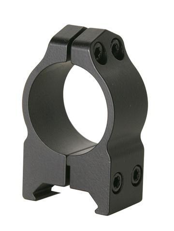 Warne 2-Piece Maxima Fixed Scope Ringmounts 1-Inch High Matte CZ 527 16mm Dovetail