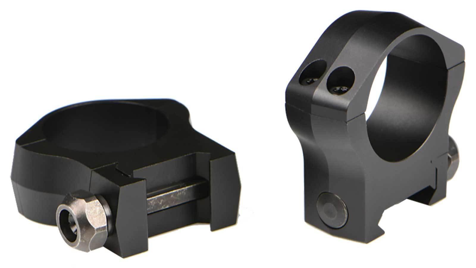 Warne Mountain Tech 2-Piece Picatinny Style Scope Rings 1 Inch Medium Matte