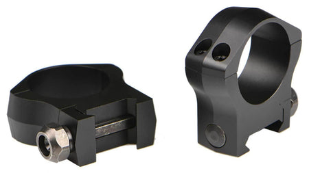 Warne Mountain Tech 2-Piece Picatinny Style Scope Rings 1 Inch Medium Matte