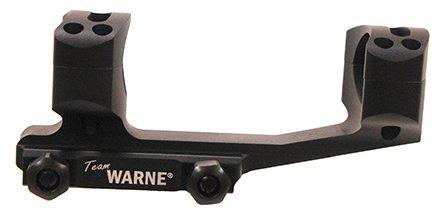 Warne QD X-SKEL Skeletonized 1" Cantilever Optic Mount Black Quick Detach