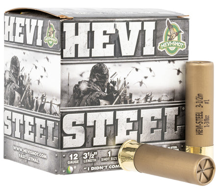 HEVI-Shot 12 Gauge HS65001 HEVI-Steel Waterfowl 3.5" 1-3/8oz 1 Shot