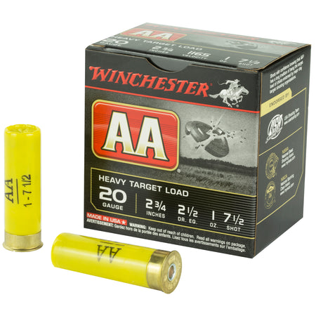 Winchester 20 Gauge AAH207 AA Heavy 2.75" 1oz 7.5 Shot