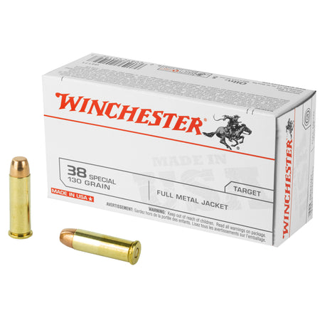 Winchester .38 Special Q4171 USA Full Metal Jacket FMJ 130 Grain
