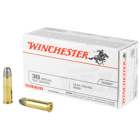 Winchester .38 Special Q4196 USA Lead Round Nose LRN 150 Grain