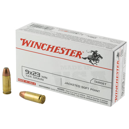 Winchester 9x23mm Winchester Q4304 USA Jacketed Soft Point JSP 124 Grain