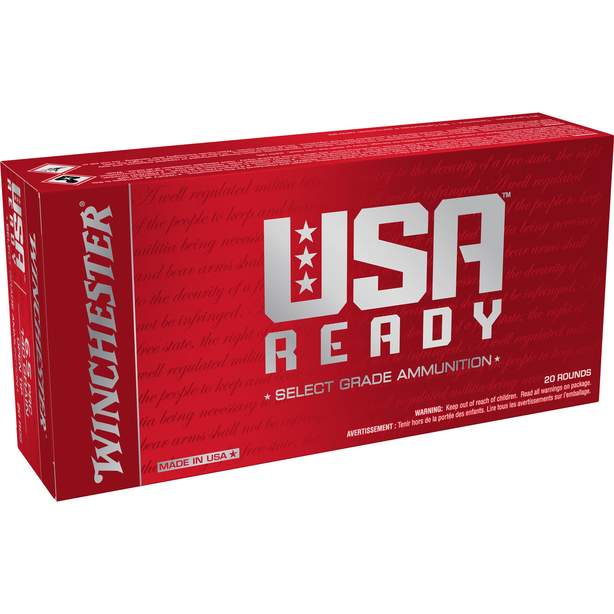 Winchester 6.5 PRC RED65PRC USA Ready Open Tip 140 Grain
