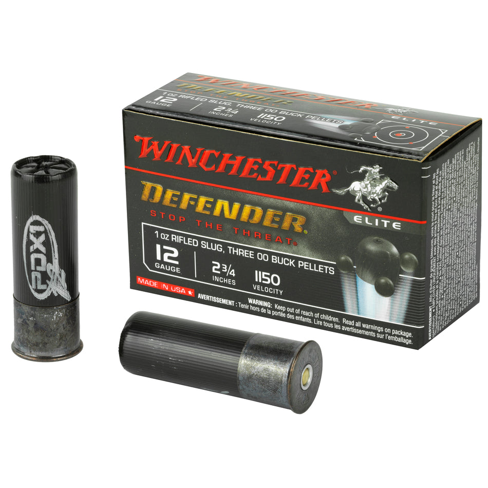 Winchester 12 Gauge S12PDX1 PDX1 Defender Combo 2.75" 1oz Slug/Buckshot
