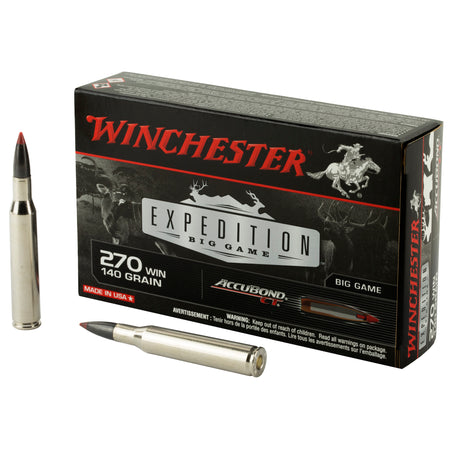 Winchester .270 Winchester S270CT Expedition Big Game AccuBond CT Polymer Tip 140 Grain