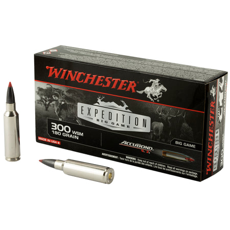 Winchester .300 WSM S300WSMCT Expedition Big Game AccuBond CT Polymer Tip 180 Grain