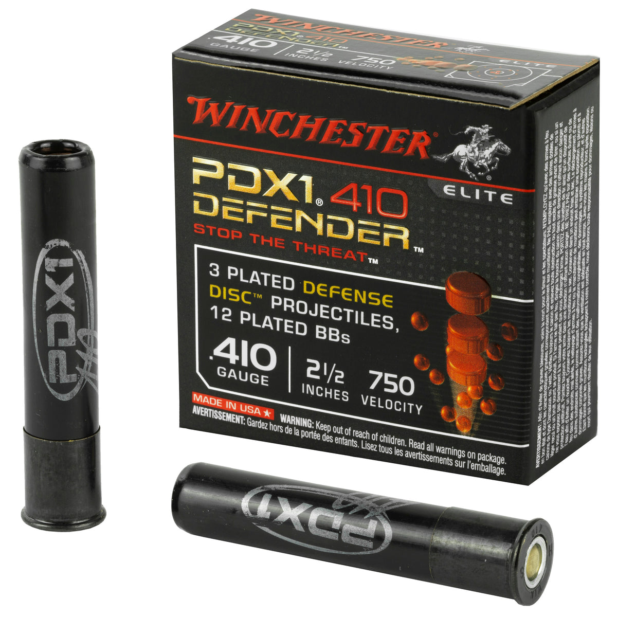 Winchester .410 Bore S410PDX1 PDX1 Defender PDX1 Defender 2.5" Buckshot