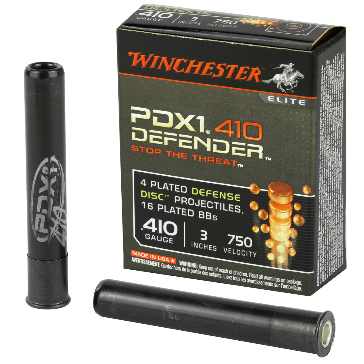 Winchester .410 Bore S413PDX1 PDX1 Defender Combo 3" Buckshot