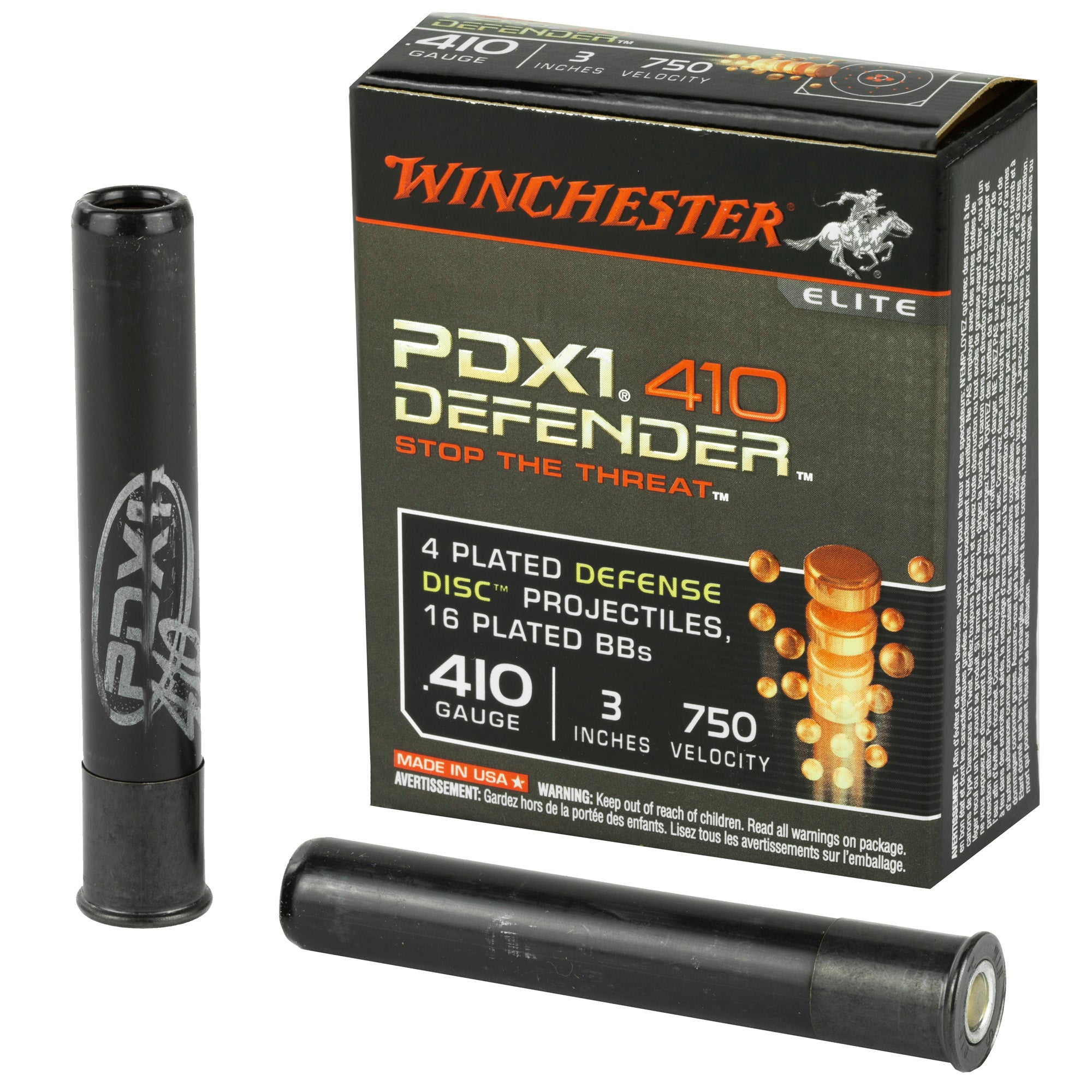 Winchester .410 Bore S413PDX1 PDX1 Defender Combo 3" Buckshot