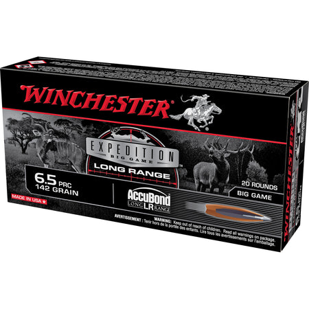 Winchester 6.5 PRC S65PLR Expedition Big Game Nosler AccuBond Long-Range 142 Grain