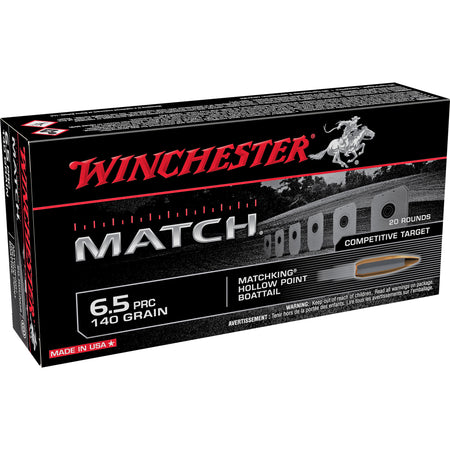 Winchester 6.5 PRC S65PM Match Sierra MatchKing Boat Tail Hollow Point BTHP 140 Grain