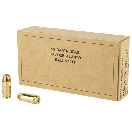 Winchester .45 ACP/Auto SG45W USA Service Grade Full Metal Jacket FMJ 230 Grain