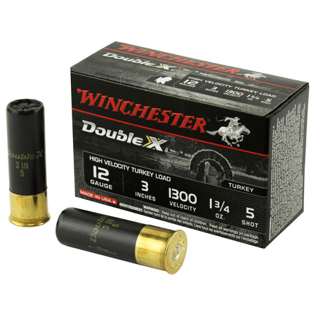 Winchester 12 Gauge STH1235 Double X High Velocity Turkey 3" 1-3/4oz 5 Shot