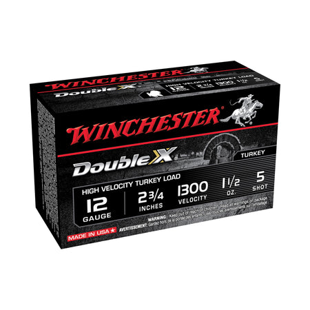 Winchester 12 Gauge STH125 Double X High Velocity Turkey 2.75" 1-1/2oz 5 Shot