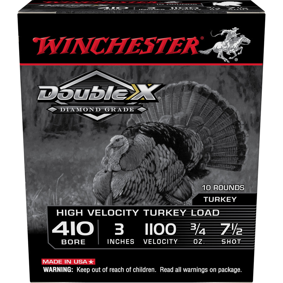 Winchester .410 Bore STH4137 Double X Diamond Grade 3" 3/4oz 7.5 Shot