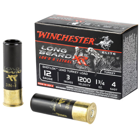 Winchester 12 Gauge STLB1234 Long Beard XR Shot-Lok 3" 1-3/4oz 4 Shot