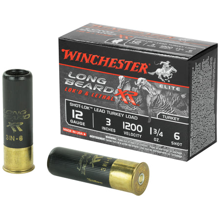 Winchester 12 Gauge STLB1236 Long Beard XR Shot-Lok 3" 1-3/4oz 6 Shot