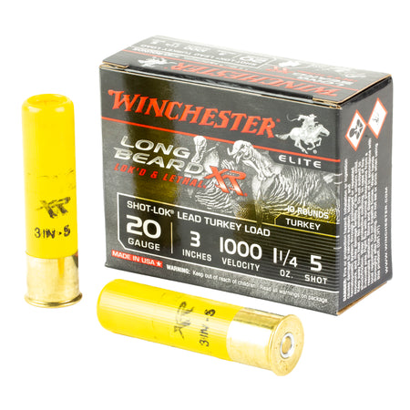 Winchester 20 Gauge STLB2035 Long Beard XR Shot-Lok 3" 1-1/4oz 5 Shot