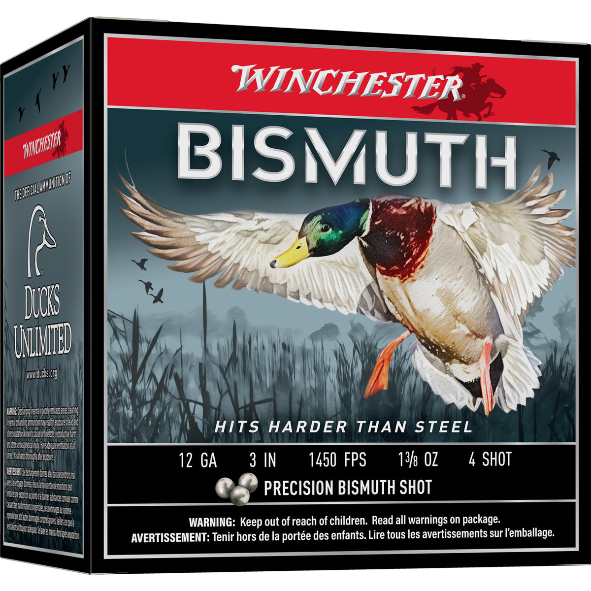 Winchester 12 Gauge SWB1234 Bismuth 020892026827 3" 1-3/8oz 4 Shot