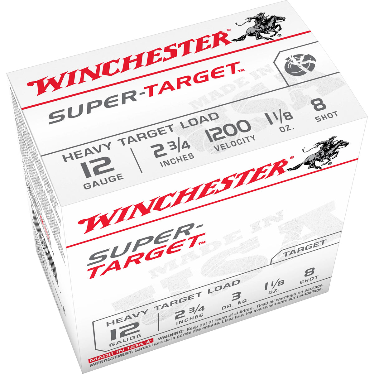 Winchester 12 Gauge TRGT12M8 Super-Target Heavy 2.75" 1-1/8oz Shotshell