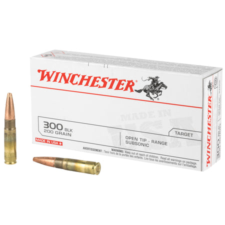 Winchester .300 AAC Blackout USA300BLKX USA Open Tip Range Subsonic 200 Grain