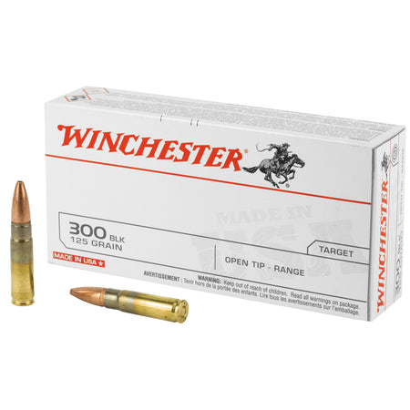 Winchester .300 AAC Blackout USA300BLK USA Open Tip Range 125 Grain
