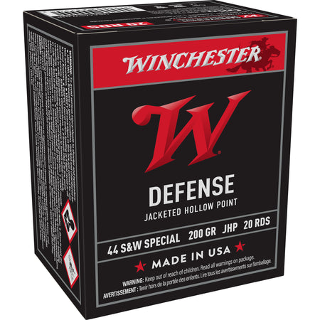 Winchester .44 S&W Special USA44SWJHP USA WHITE BOX Jacketed Hollow Point JHP 200 Grain