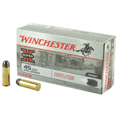 Winchester .45 Long Colt USA45CB USA Super X Cowboy Action Lead Flat Nose 250 Grain