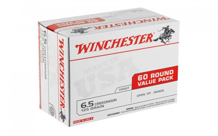 Winchester 6.5mm Creedmoor USA65CMVP USA Ready Open Tip 125 Grain