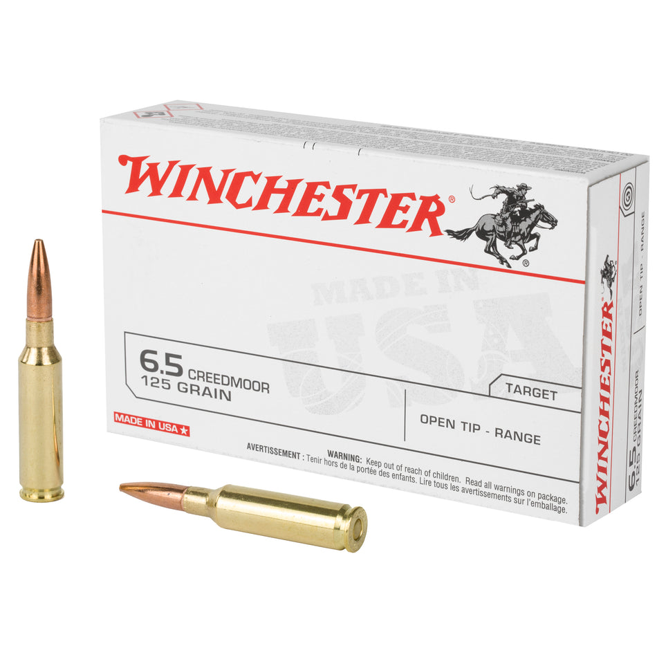 Winchester 6.5mm Creedmoor USA65CM USA Open Tip Range 125 Grain