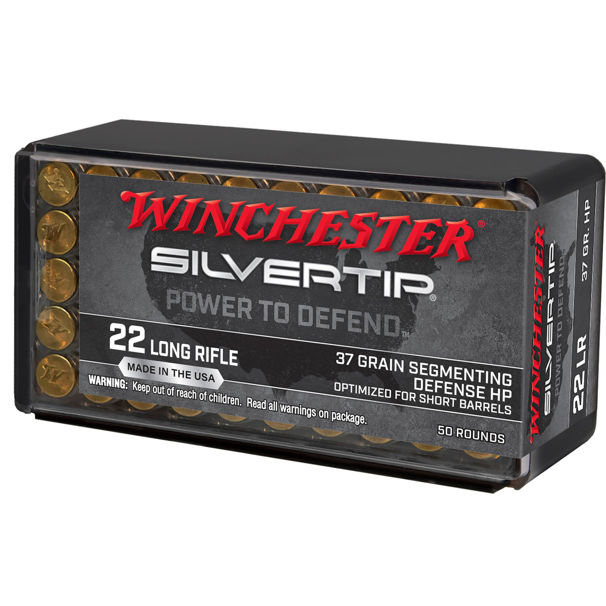 Winchester .22 Long Rifle W22LRST Silvertip Silvertip Hollow Point 37 Grain