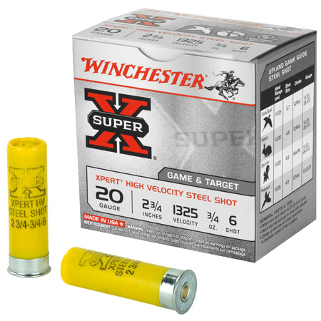 Winchester 20 Gauge WE20GT6 Super X Xpert 2.75" 3/4oz 6 Shot