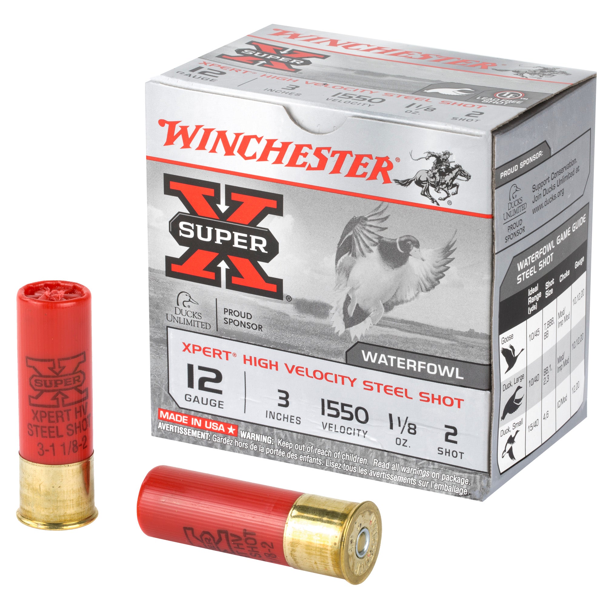 Winchester 12 Gauge WEX1232 Super X Xpert 3" 1-1/8oz 2 Shot