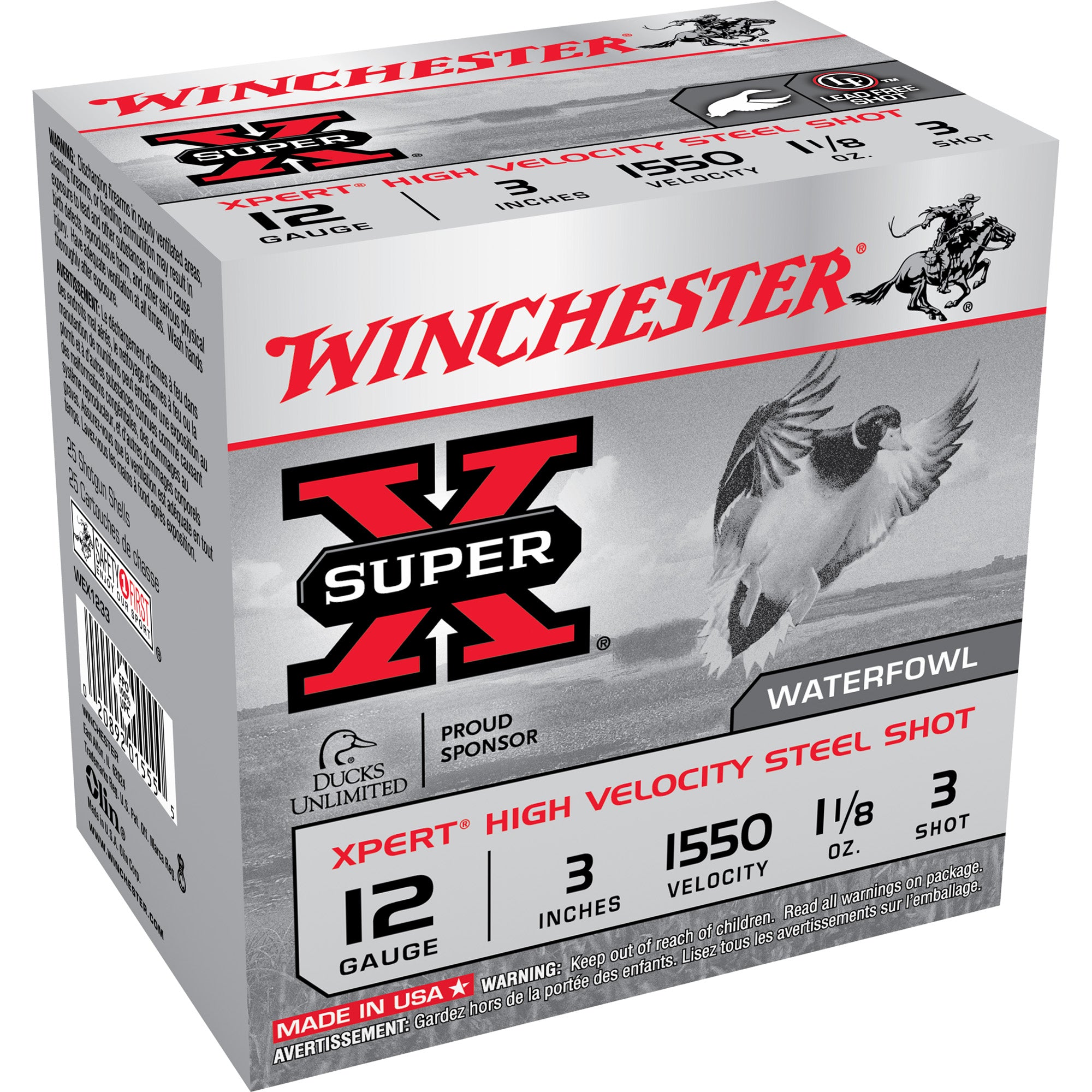 Winchester 12 Gauge WEX1233 Super X Xpert 3" 1-1/8oz 3 Shot