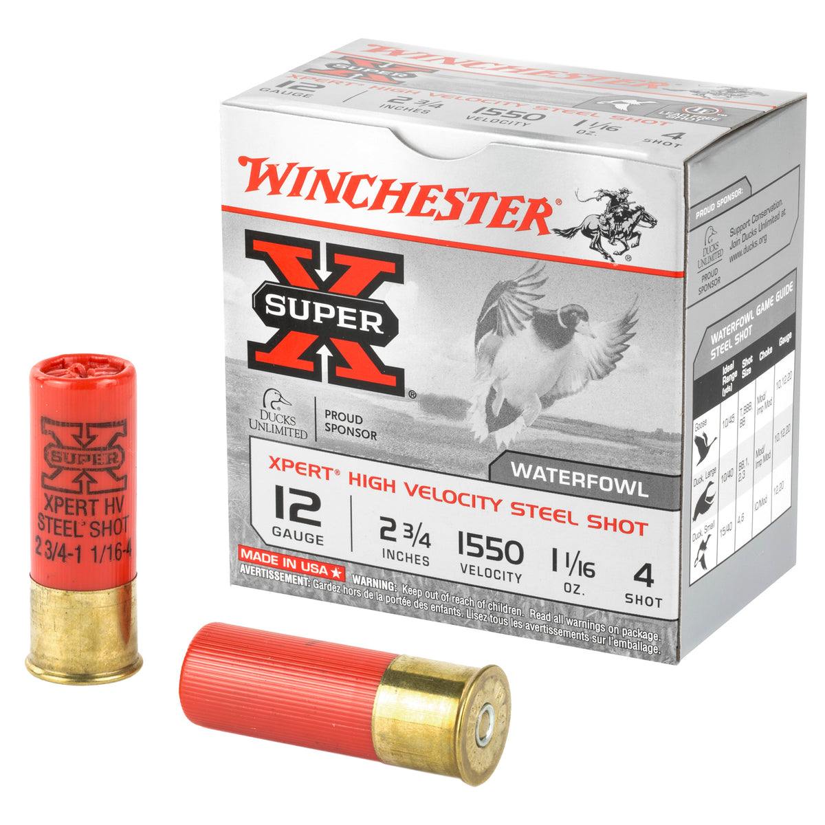 Winchester 12 Gauge WEX124 Super X Xpert 2.75" 1-1/16oz 4 Shot