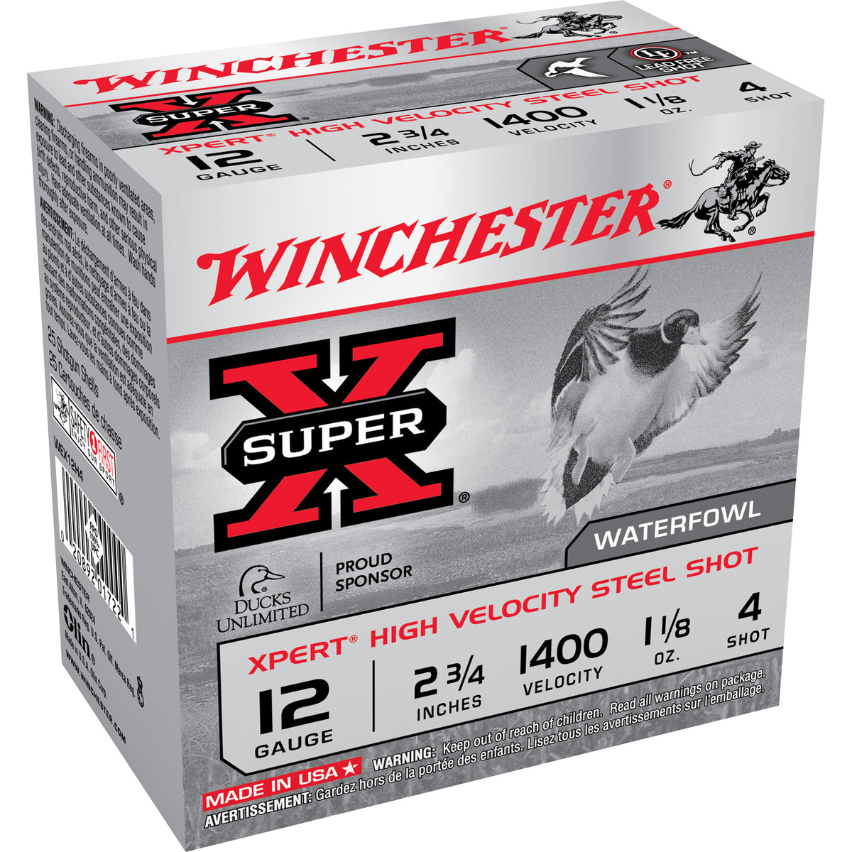 Winchester 12 Gauge WEX12H4 Super X Xpert 2.75" 1-1/8oz 4 Shot