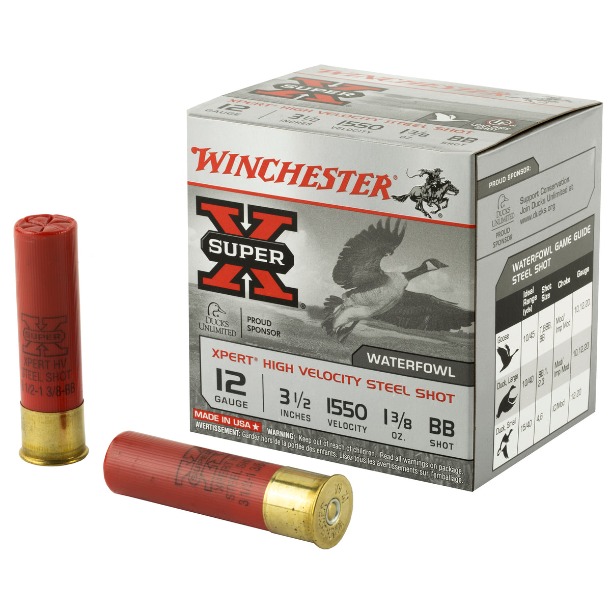 Winchester 12 Gauge WEX12LBB Super X Xpert 3.5" 1-3/8oz BB