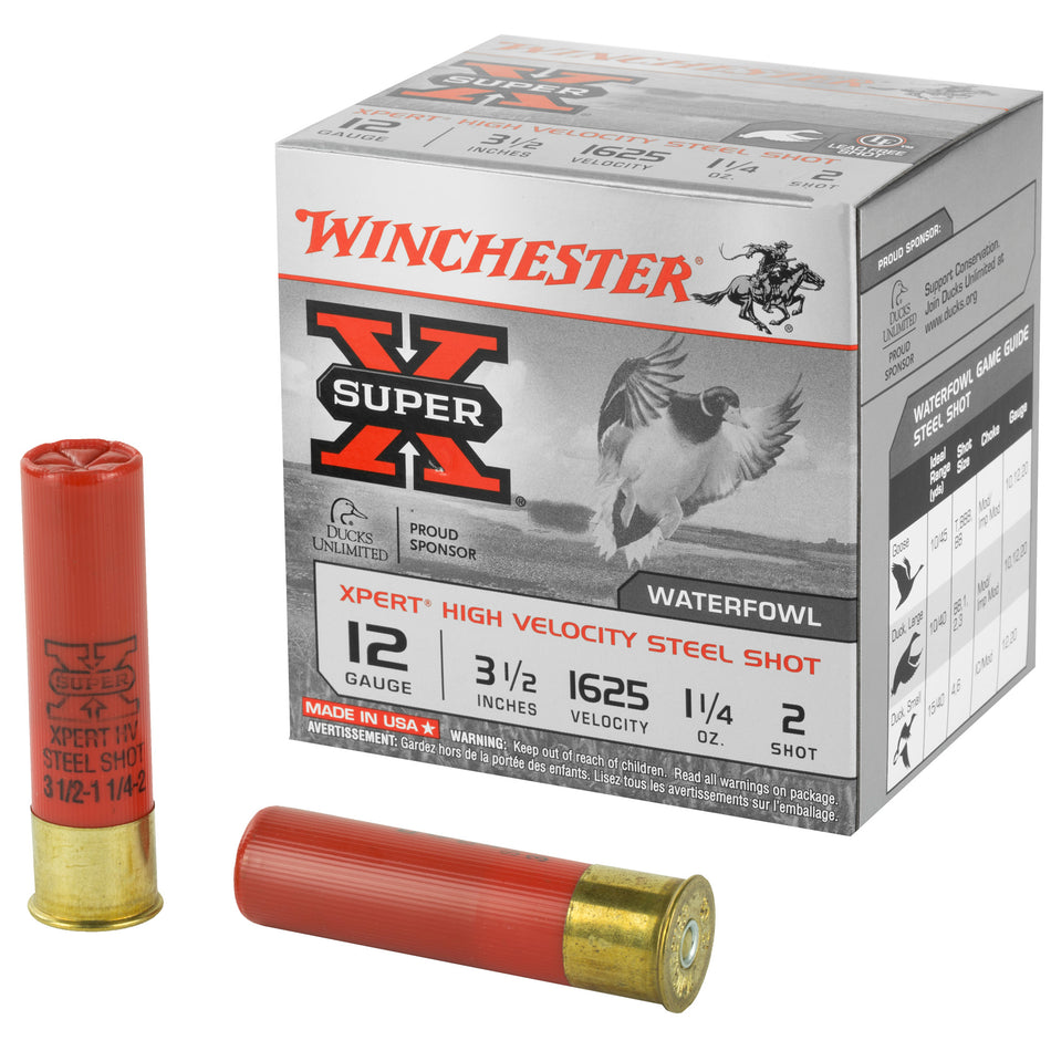 Winchester 12 Gauge WEX12LM2 Super X Xpert 3.5" 1-1/4oz 2 Shot
