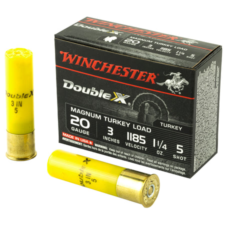 Winchester 20 Gauge X203XCT5 Double X Magnum 3" 1-1/4oz 5 Shot