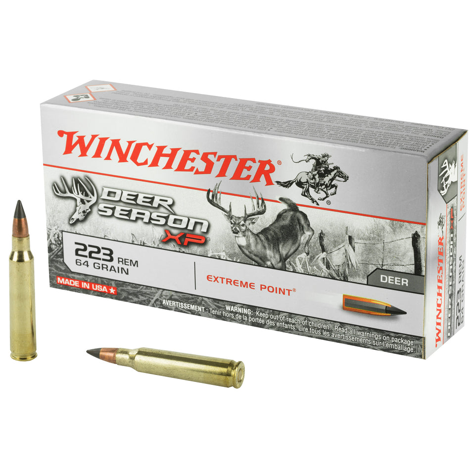 Winchester .223 Remington X223DS Deer Season XP Extreme Point 64 Grain