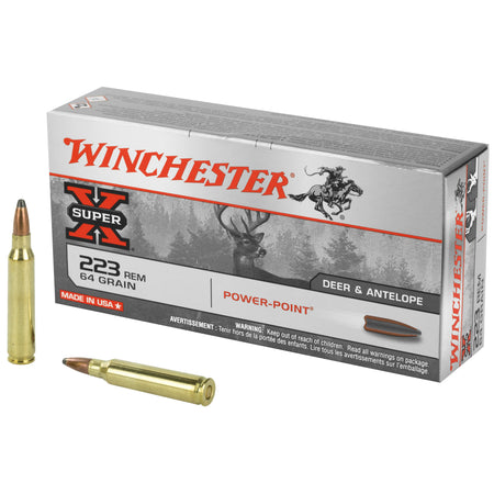 Winchester .223 Remington X223R2 Super-X Power-Point 64 Grain