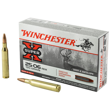 Winchester .25-06 Remington X25062 Super-X Positive Expanding Point 120 Grain