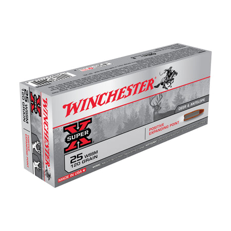 Winchester .25 WSSM X25WSS Super-X Positive Expanding Point 120 Grain