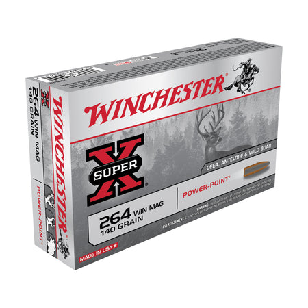 Winchester .264 Winchester Mag X2642 Super-X Power-Point Pointed Soft Point PSP 140 Grain