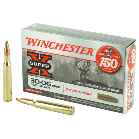 Winchester .30-06 Springfield X30061 Super-X Power-Point Pointed Soft Point PSP 150 Grain